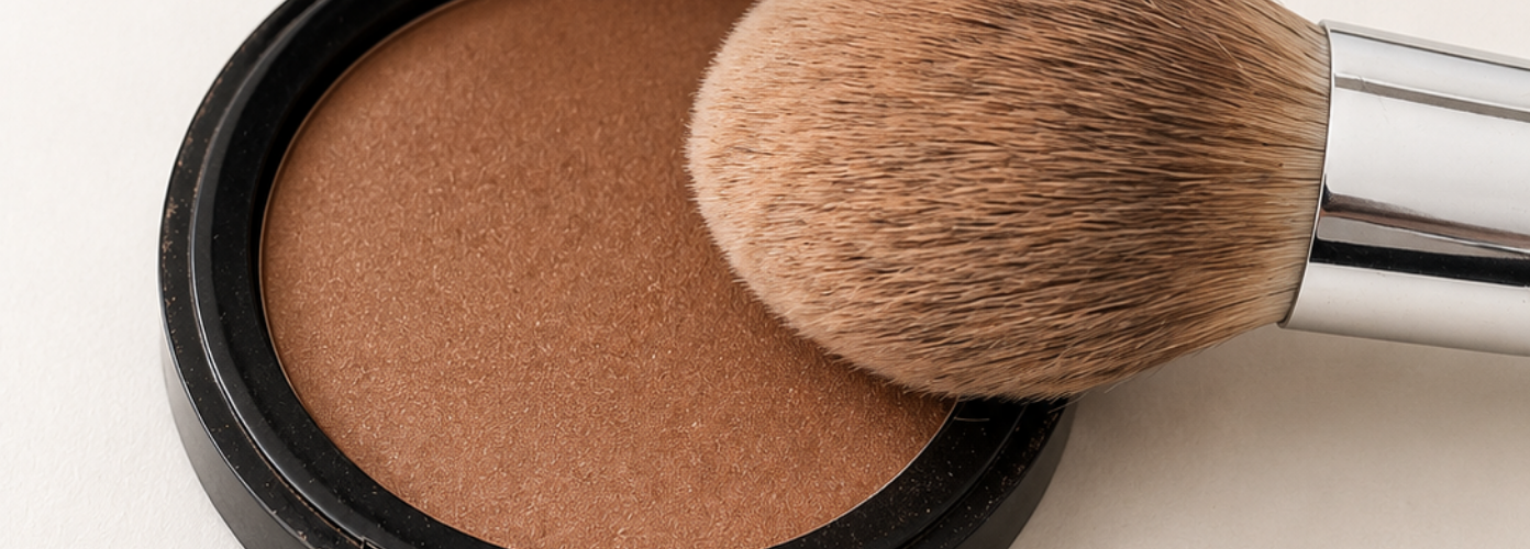 allergivenlig bronzer og blush og highligter til kinder