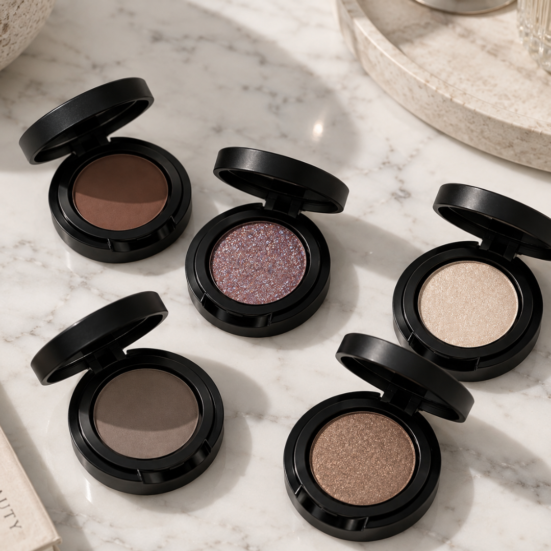 176 Supernova, 563 Espresso, 248 Silk, 522 Grey Lady, 584 Dark Bronze